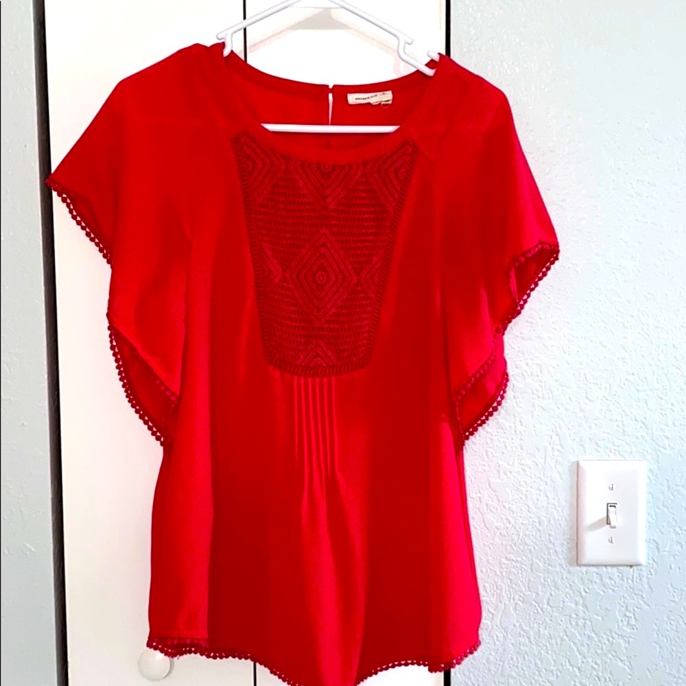 Anthropologie Meadow Rue Flowy Polyester Top